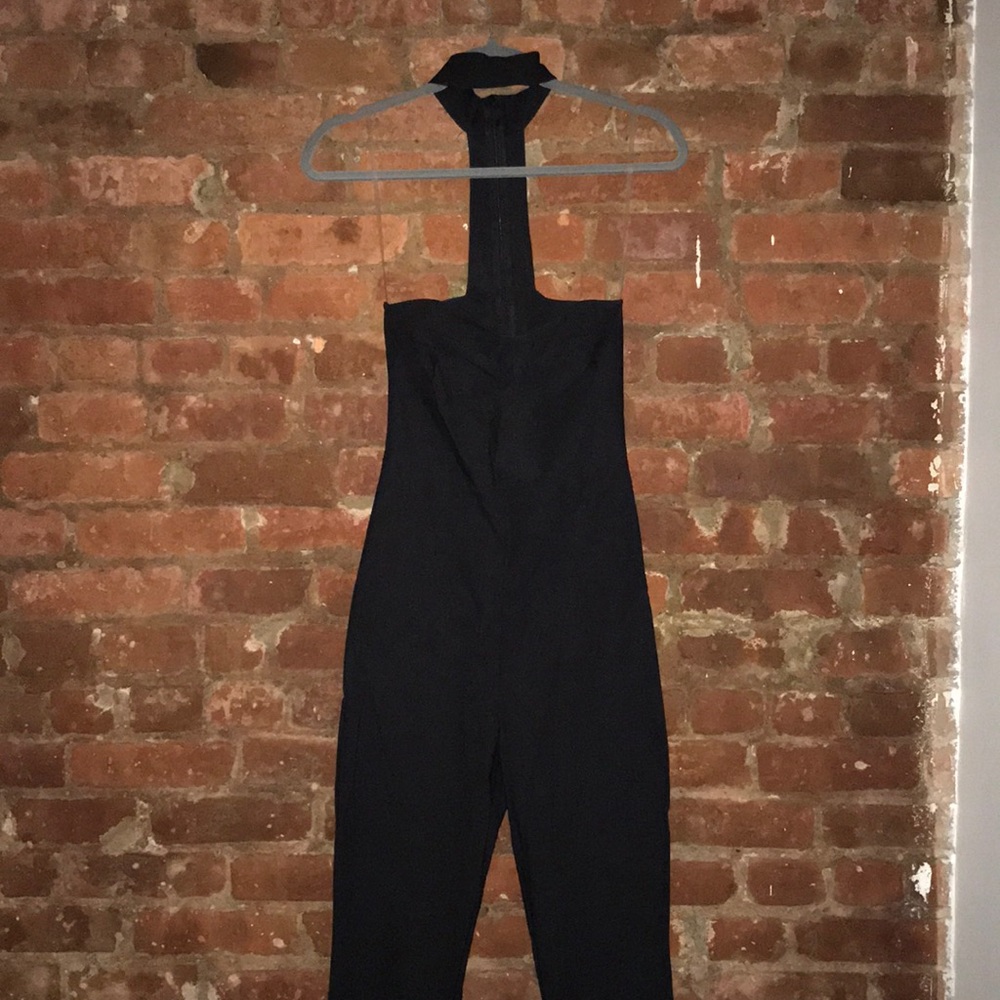 Black stretchy jumpsuit - Picture 2 of 6